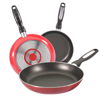 Imagen de Juego de Sartenes Vasconia 4015560 3pzas Rojo V/E.