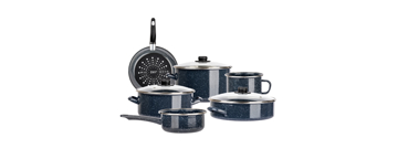 Imagen de Bateria De Cocina Ekco 28831 9 Piezas Gris