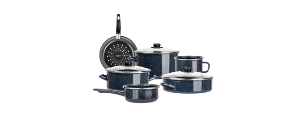 Imagen de Bateria De Cocina Ekco 28831 9 Piezas Gris