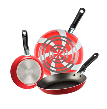 Imagen de Juego De Sartenes Ekco 7501059988514 3 Pzas Caramel Rojo V/E.