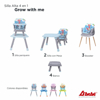 Imagen de Silla Alta Dbebe Grow With Me Multiconfort 4 En 1 Gris