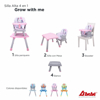 Imagen de Silla Alta Dbebe Grow With Me Multiconfort 4 En 1 Rosa