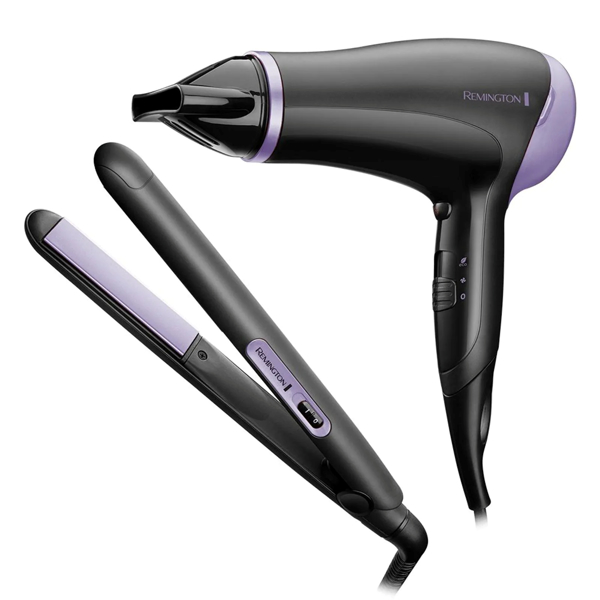 Imagen de Kit De Belleza Remington Style Essentials alaciadora y secadora D3016gp-110f
