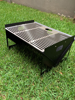 Imagen de Asador Portatil TF-ASADOR-PG-INOX1 ACERO NEGRO Cal.14