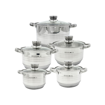 Imagen de Bateria de Acero Inox 10 pza SAA003-01