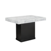 Imagen de Antecomedor Glaciar 4 sillas chocolate/blanco/gris