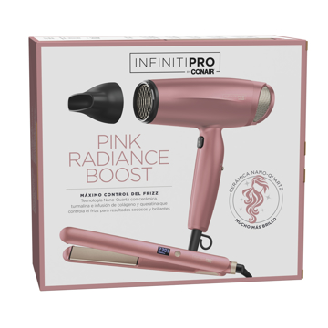 Imagen de Kit De Belleza Conair Alaciadora Y Secadora Cb410cs952res Pink