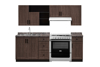 Imagen de Cocina Kansas 2.40 Mts Nogal