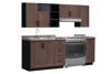 Imagen de Cocina Kansas 2.40 Mts Nogal
