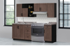 Imagen de Cocina Kansas 2.40 Mts Nogal