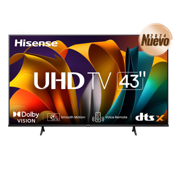 Televisiones - Televisor Smart Tv  Ultra Hd 4k Hisense 43A65NV