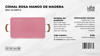 Imagen de Comal Doble con Antiadherente Marmol Color Rosa CLC001-11