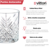 Imagen de Juego de Vasos Whisky 6 pza Infinity 350ml 1043 Vittori