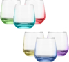 Imagen de Juego de Vasos Tequileros 6 pza Gaia Colors 90ml 1626C Vittori