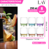 Imagen de Juego de Vasos 6 pza DOF LAV Adora 290ml 1077C Vittori