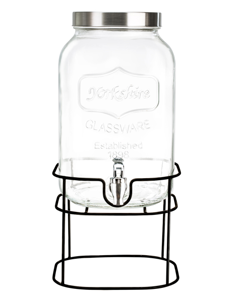 Imagen de Dispensador de Cristal 8Lt  con base Yorkshire 2806 Vittori