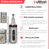 Imagen de Juego de Especieros 9 pza y 2 Vinagreras Clara 5071 Vittori