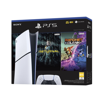 Imagen de Consola De Videojuego Sony Ps5 Slim Digital Returnal Y Ratchet Blanco
