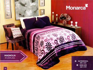 Imagen de Cobertor Monarca Mangolia Purpura King Size