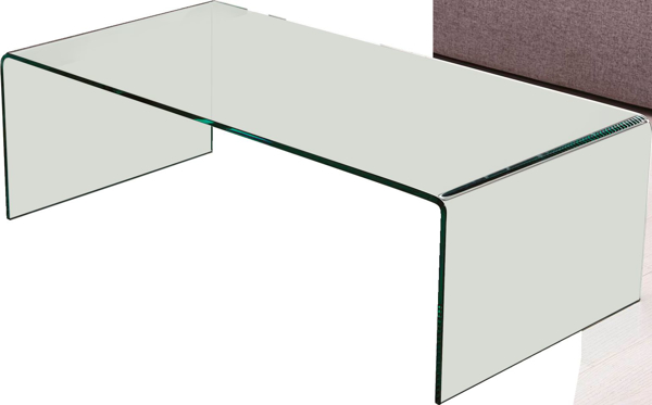 Imagen de Mesa de centro Malik cristal templado V/E.