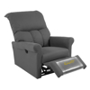 Imagen de Reclinable Electrico Ficus - Srbex 250 gris V/E.